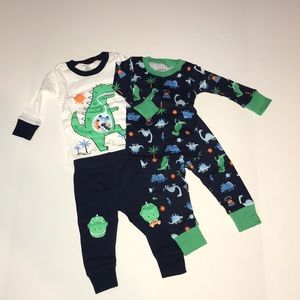 Cute set of Dinosaur Pajamas by Carters.